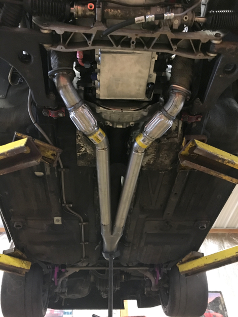 Making an exhaust.